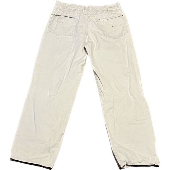 Calvin Klein jeans, men’s 36 x 30, cream colored pants. Pockets, belt, loops - Picture 3 of 7